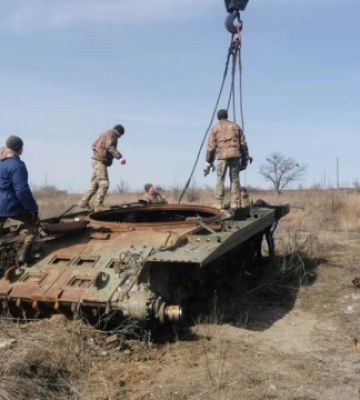 На Харківському напрямку фахівці Міноборони зібрали 55 тонн брухту військового походження