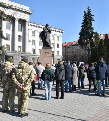 У Луцьку відзначили 210-ту річницю від дня народження Шевченка