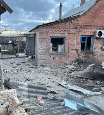 Внаслідок ракетного удару по Дніпропетровщині постраждав 58-річний чоловік – ОВА