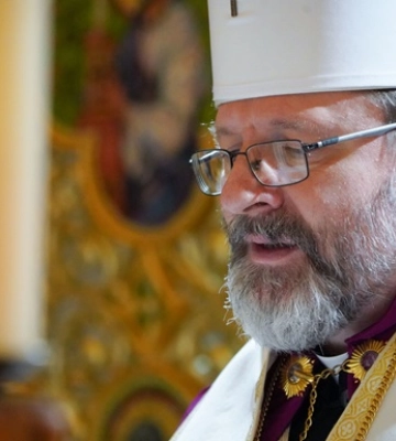 Предстоятель УГКЦ Святослав у Нью-Йорку: "Хто з вас не вірить у перемогу України - йдіть до сповіді! "