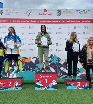 Команда Полтавщини виборола третє місце на чемпіонаті України з гірськолижного спорту