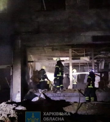 Удар по Харкову: з&#039;явилося відео наслідків
