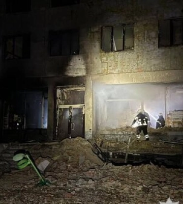 Доба на Харківщині: у Харкові три &quot;прильоти&quot;, вночі ворог з РСЗВ обстріляв Вовчанськ. ФОТОрепортаж