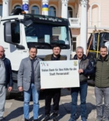 Первомайська громада отримала нову техніку з Німеччини