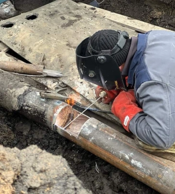 В Покровске из-за российского обстрела поврежден газопровод