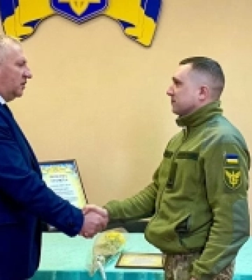 Нагородили представників комендатури військових сполучень залізничної станції Подільськ