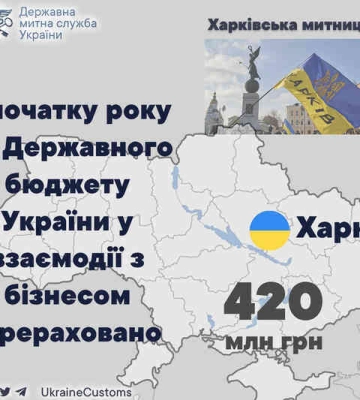 За два месяца этого года харьковские таможенники собрали в бюджет почти полмиллиарда гривен