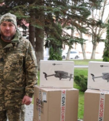 Луцька міська рада передала військовим квадрокоптери