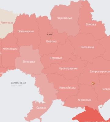 Повітряна тривога на Львівщині. Загроза гіперзвукового ракетного удару