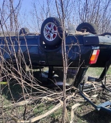 На Одещині п’яний водій перекинув авто