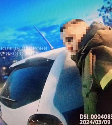 Полицияохраны Кривого Рога задержали хулигана в кафе