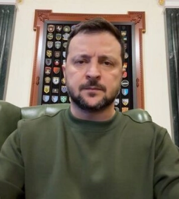 Звернення Володимира Зеленського наприкінці 747-го дня війни.