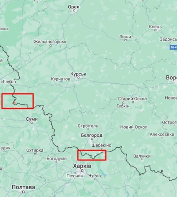 З Сумщини російські націоналісти атакували курську область