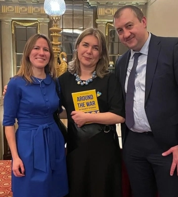 Книгу «Навколо війни через 20 історій» презентували у Лондоні