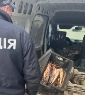 Мешканець Ізмаїльського району на Одещині попався з виловом червонокнижної риби