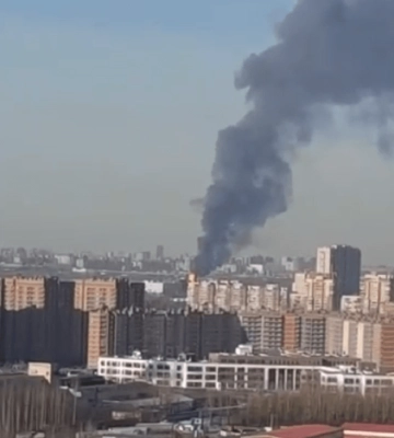 У Санкт-Петербурзі горить Південна ТЕЦ (відео)
