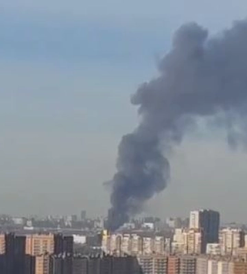 У Санкт-Петербурзі горить Південна ТЕЦ (відео)
