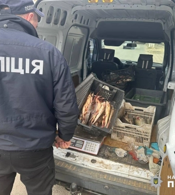 Мешканець Ізмаїльського району на Одещині попався з виловом червонокнижної риби