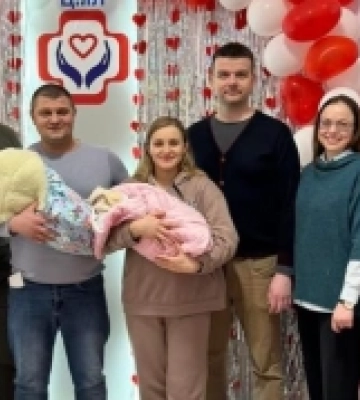 У лікаря-хірурга з Волині народилося двоє діток