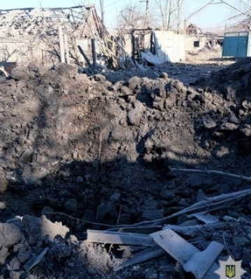 У Селидовому внаслідок обстрілу пошкоджені майже 60 цивільних об’єктів