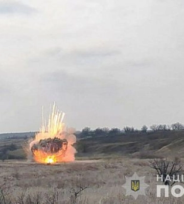 На Дніпропетровщині вибухотехніки знищили збиті ворожі ракети та безпілотники