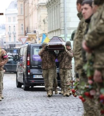 Завтра Львів попрощається з трьома загиблими на війні воїнами