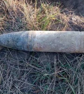 У Дніпрі на городі знайшли бойову частину ракети