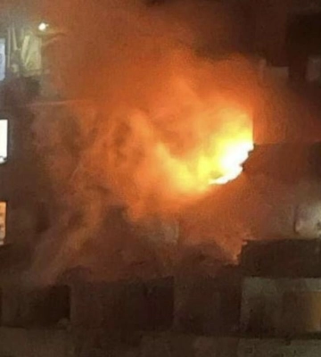 Взрывы в Кривом Роге: вспыхнул пожар в многоэтажке