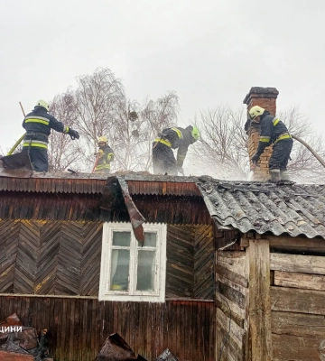 У селі Микулин горів будинок
