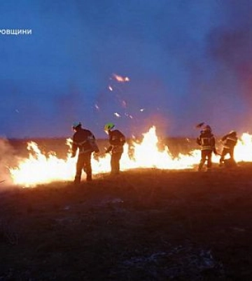 Займання сухої рослинності та сміття: за добу на Дніпропетровщині загасили 50 пожеж