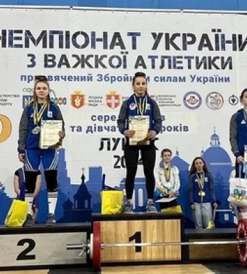 У перший день чемпіонату України з важкої атлетики волинянка встановила 5 рекордів