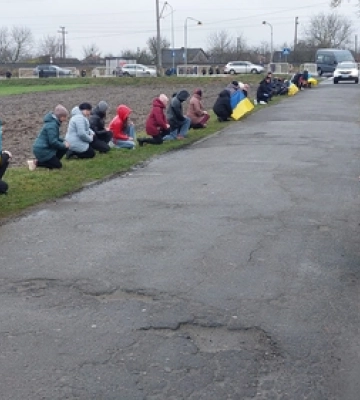 На Волині живим коридором зустріли тіло захисника Ігоря Гуля