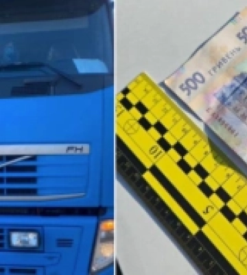 П&#039;яний водій вантажівки без прав намагався дати хабар ковельським патрульним