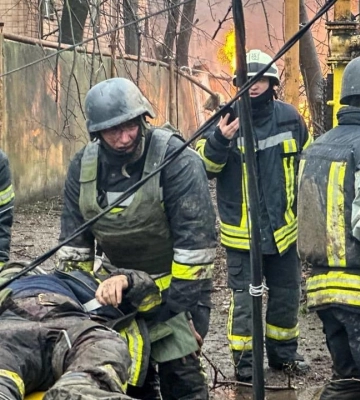 20 человек пострадали после атаки по Одессе: на месте удара вспыхнул пожар