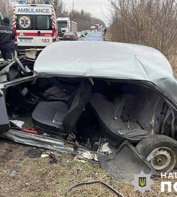ДТП на Полтавщині: травмовано трьох поліцейських (ФОТО)