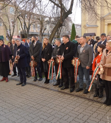 Річницю Угорської революції відзначили і в Берегові