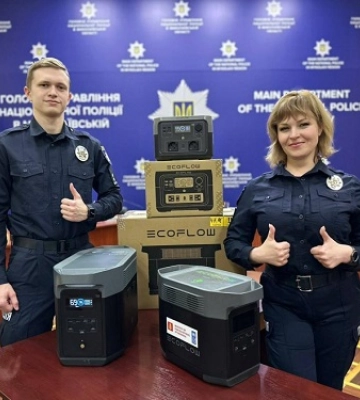 Данія передала партію електрообладнання для поліції  та ДСНС Миколаївщини