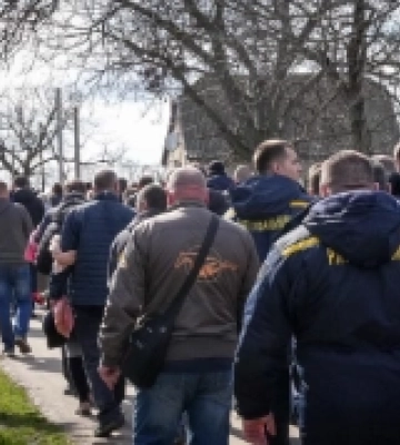На Одещині попрощались з рятувальником, який загинув внаслідок повторного ракетного удару