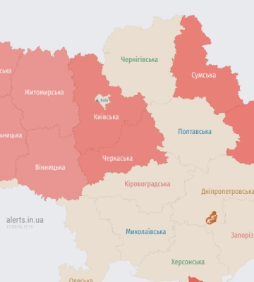 Повітряна тривога наближається до Львівської області