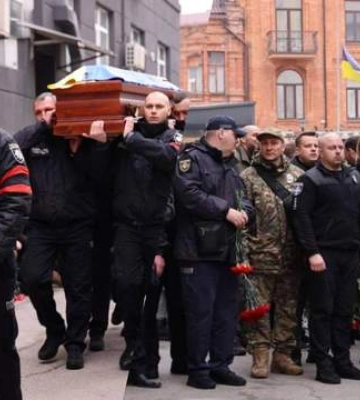 В Днепре попрощались с командиром полка &quot;Цунами&quot; Александром Гостищевым