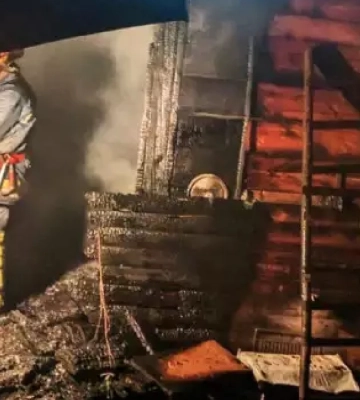 У Надвірнянському районі горів житловий будинок