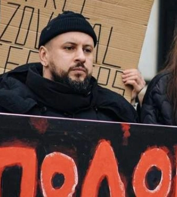 Уважай павших, помогай живым! Монатик появился на акции в поддержку пленных