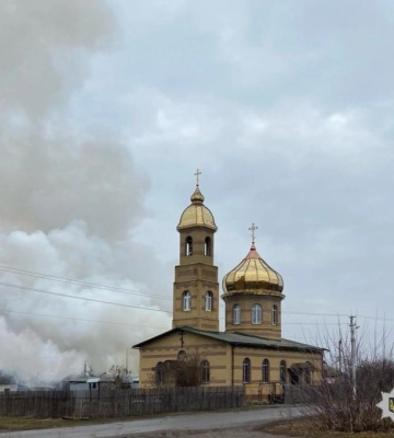 На Харьковщине обстреляли храм, есть раненый 