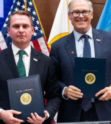Очільник КОВА Руслан Кравченко під час візиту до США підписав Меморандум про співпрацю між Київщиною та штатом Вашингтон