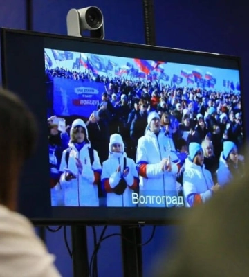 По ту сторону экрана: рашисты упорно возрождают в Мелитополе "совковую" традицию 