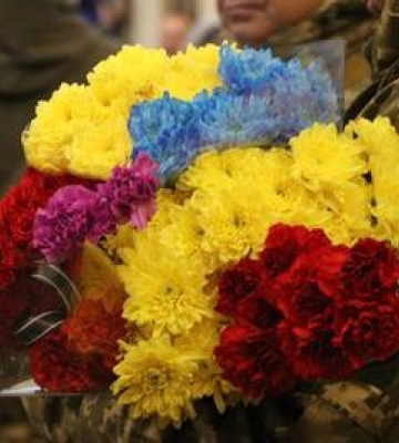 Полтавська громада попрощалась із солдатом Олександром Библиком