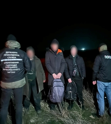 На Одещині прикордонники затримали організатора незаконного трансферу та двох ухилянтів