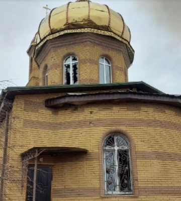 Окупанти поцілили по території храму на Харківщині 