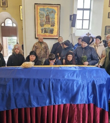 У Полтаві провели у засвіти військового, який поліг на Донеччині