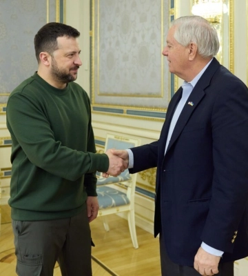 Зеленский встретился с сенатором Линдси Грэмом: какие вопросы обсудили